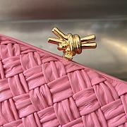 Bottega Veneta Knot Pink 19x11.5x5cm - 2