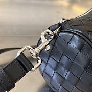 Bottega Veneta Mini Intrecciato Barrel Black 20.5x10.5x10.5cm - 2