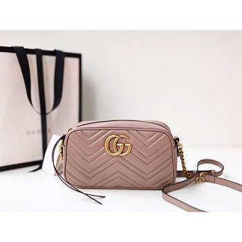 Gucci Marmont Rose Pink 24x7x12cm