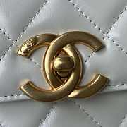 Chanel Woc Wallet On Chain Gold Small Vintage Bag White 22x14.5x8cm - 2