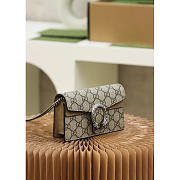 Gucci Dionysus GG Super Mini Bag Taupe 16.5x10x4cm - 4