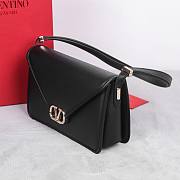 Valentino Garavani Shoulder Letter Bag Black 24x15.5x7cm - 6