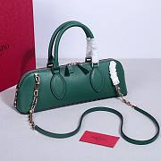 Valentino Garavani Rockstub Green 34x11x8cm - 5