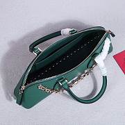 Valentino Garavani Rockstub Green 34x11x8cm - 4