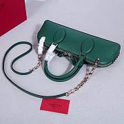 Valentino Garavani Rockstub Green 34x11x8cm - 2