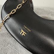 Tom Ford Bianca Hobo Bag Black 23x19x8cm - 4