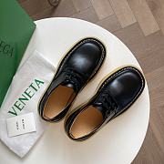 Bottega Veneta Bounce Leather Derby Shoes Black - 4