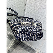 Dior Hat Basket Bag Dark Blue 27 x 20 x 8 cm - 3