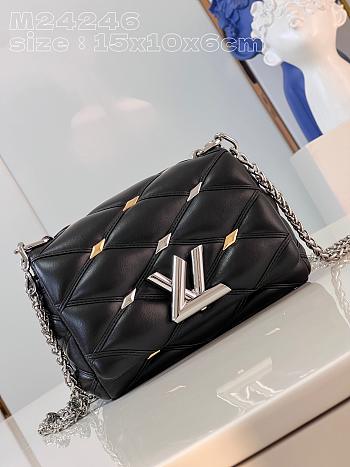 Louis Vuitton LV Pico GO-14 Black 15 x 10 x 6.5 cm