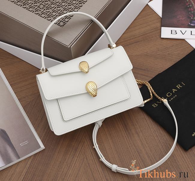 Bvlgari x Alexander Wang Belt Chain Bag White 18.5x13x6.5cm - 1