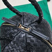 Bottega Veneta Mava Top Handle Bag Black 22cm - 6