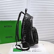 Bottega Venetta Backpack Bag intreciatto Black 43x32cm - 4