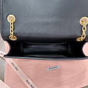 Miu Miu Matelasse Leather Crossbody Black Flap Bag 19x13x5cm - 2