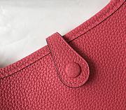 Hermes Mini Evelyne Bag Pink Crossbody 18cm - 2