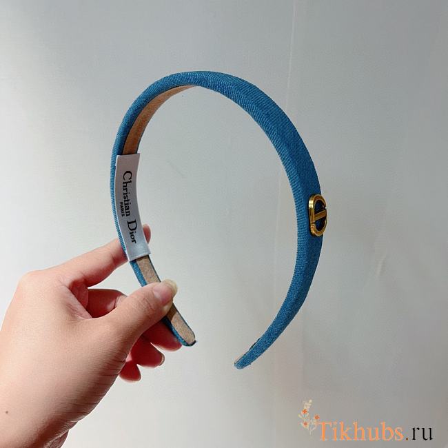 Dior Blue Hairband - 1