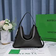 Bottega Veneta Cradle Medium Bag Black 30x23x16cm - 1