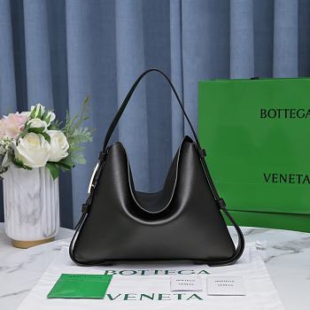 Bottega Veneta Cradle Medium Bag Black 30x23x16cm