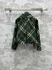 Burberry Cropped Check Lightweight Jacket - 1