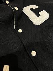 Celine Baseball Teddy Jacket Textured Wool Black - 4