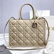 Dior Book Tote Powder Beige Macrocannage Calfskin 36.5 x 28 x 17.5 cm - 1