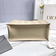 Dior Book Tote Powder Beige Macrocannage Calfskin 36.5 x 28 x 17.5 cm - 5