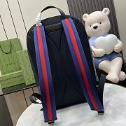 Gucci Backpack GG Black Supreme Canvas 43x28x15.5cm - 3