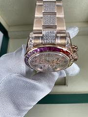 Rolex Rainbow Watch With Diamonds 40mm - 3