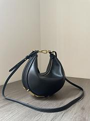 Fendi Fendigraphy Mini Black Bag 20x13x7.5cm - 2