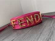 Fendi Fendigraphy Mini Pink Bag 20x13x7.5cm - 3