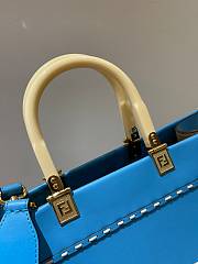 Fendi Sunshine Blue Bag Tote 35x31x17cm - 2