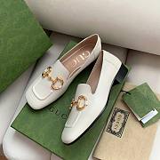 Gucci Ballet Flat With Horsebit White - 3