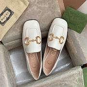 Gucci Ballet Flat With Horsebit White - 5