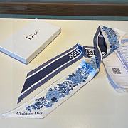 Dior Blue Scarf 5x86cm - 1