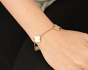 Van Cleef & Arpels 4 Motif Pure Alhambra Mother of Pearl Bracelet - 3