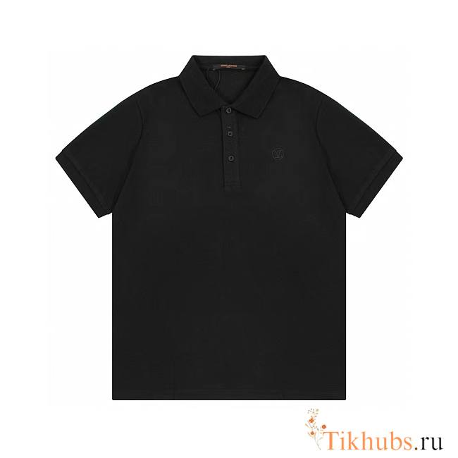 Louis Vuitton LV Black Polo Shirt - 1