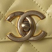 Chanel Woc Wallet On Chain Gold Small Vintage Bag Yellow 22x14.5x8cm - 2