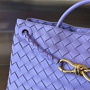 Bottega Veneta Small East/West Andiamo Purple 29x18x10cm - 2