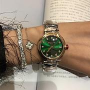 Bvlgari LVCEA Watch Stainless Steel Green 28mm - 3