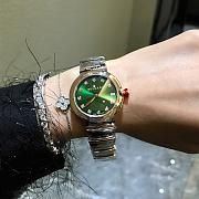 Bvlgari LVCEA Watch Stainless Steel Green 28mm - 2