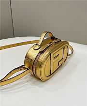 Fendi O Lock Mini Camera Case Gold Bag 21x12.5x7cm - 6