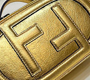 Fendi O Lock Mini Camera Case Gold Bag 21x12.5x7cm - 2