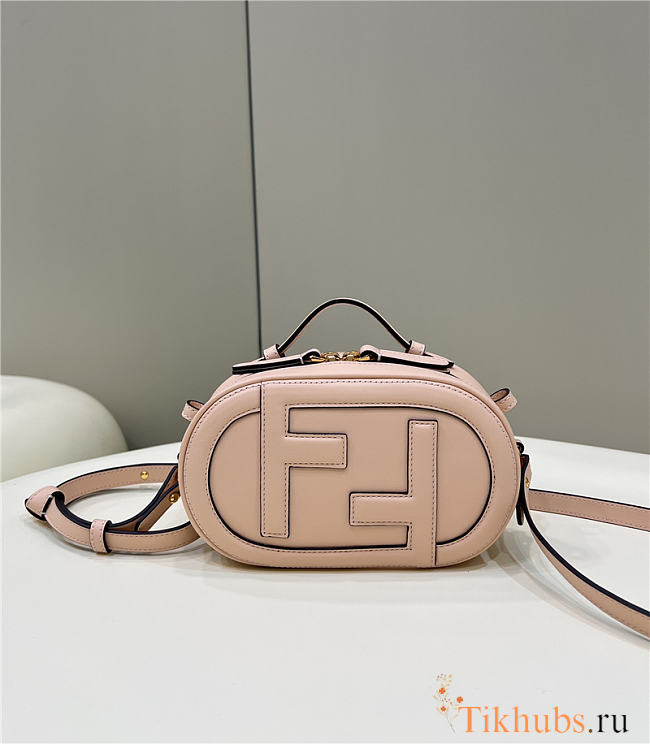 Fendi O Lock Mini Camera Case Pink Bag 21x12.5x7cm - 1