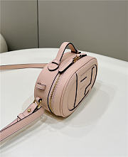 Fendi O Lock Mini Camera Case Pink Bag 21x12.5x7cm - 3