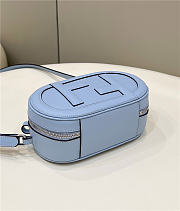 Fendi O Lock Mini Camera Case Blue Bag 21x12.5x7cm - 6
