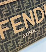 Fendi FF Jacquard Sunshine Small Top Handle Bag 25.5x22.5x12cm - 6