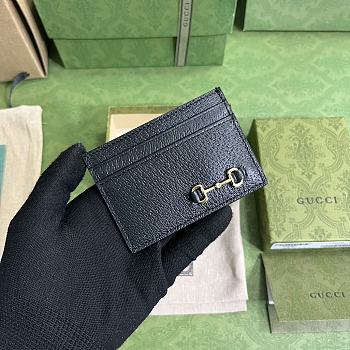 Gucci Card Case Horsebit ‘Black’ 10x7cm