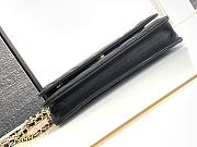 Chanel 24c Wallet On Chain WOC Black 19cm  - 6
