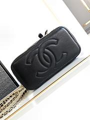 Chanel 24c Vanity Case Black Bag 17cm - 3