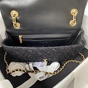 Chanel Medium Flap Bag Black 25cm - 5