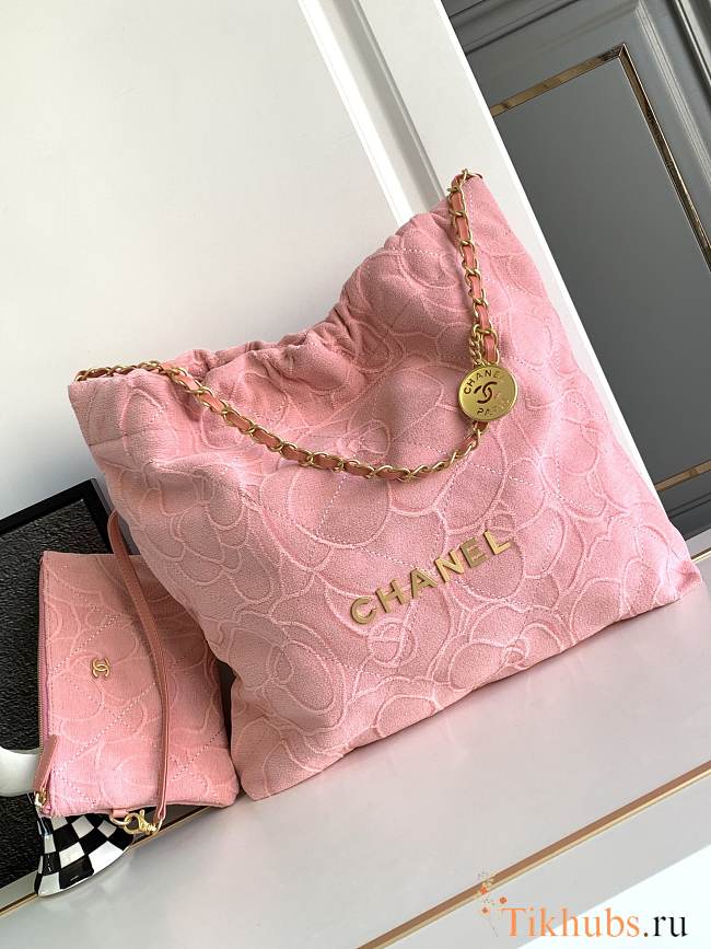 Chanel Handbag 22 Pink 35x37x7cm - 1